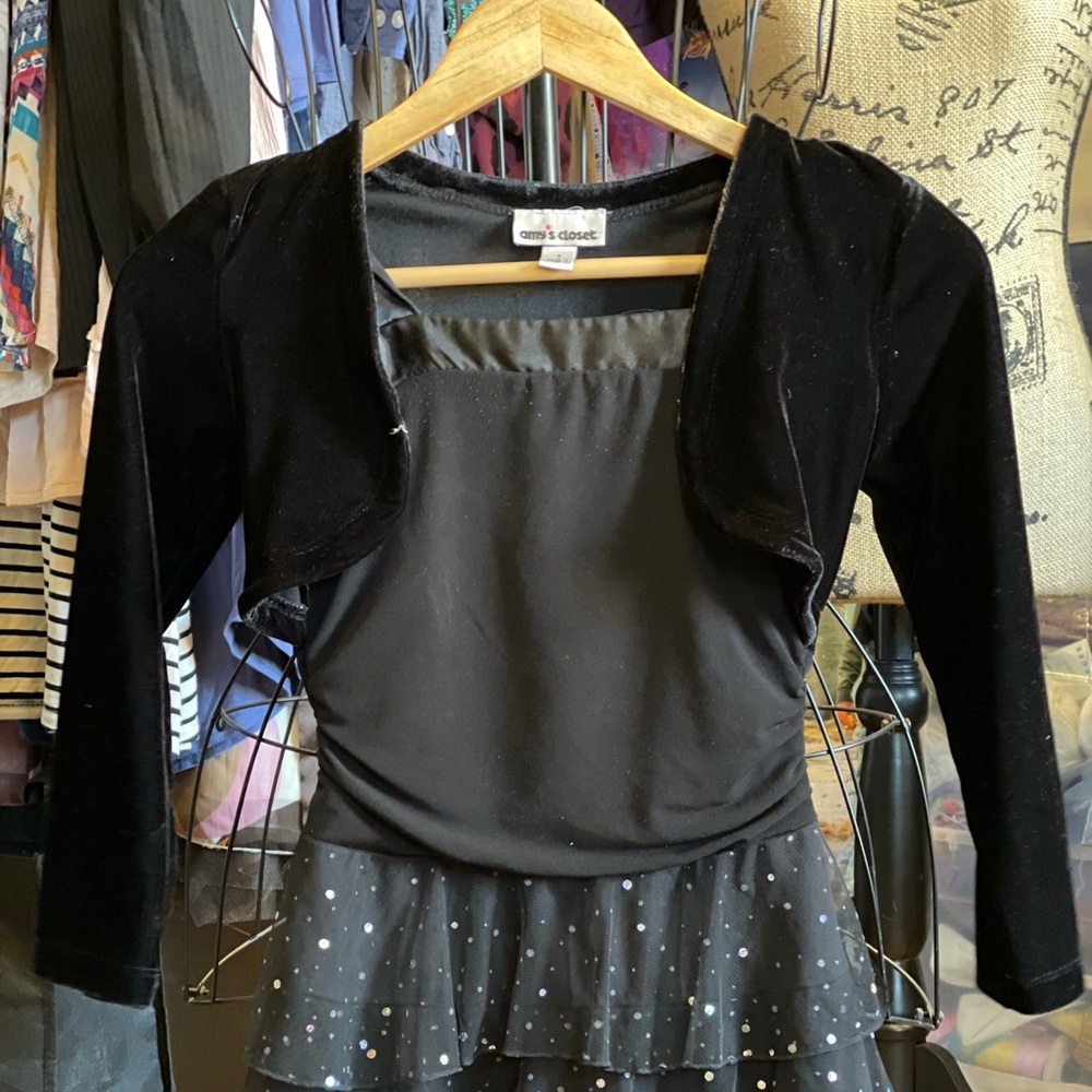 Cute black sparkle dress